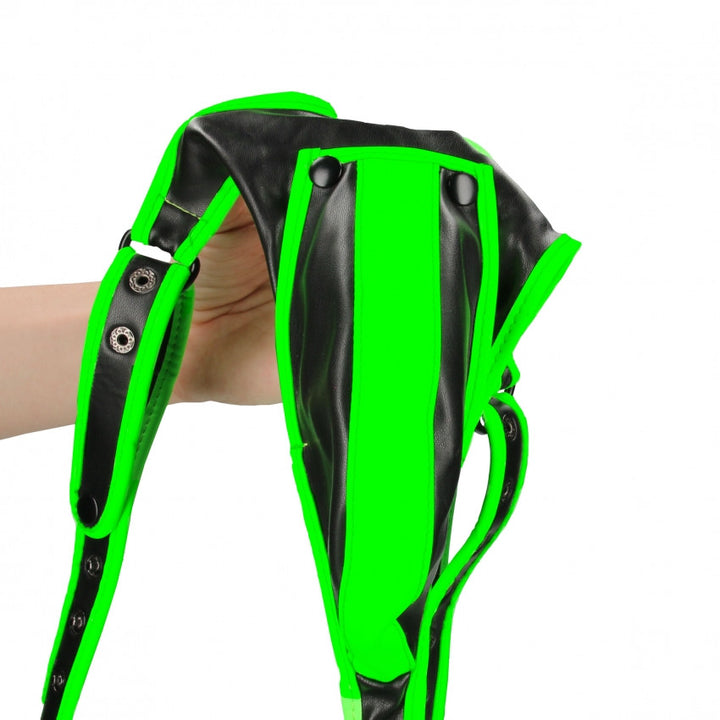 Body bondage Full Body Harness GitD Neon Green/Black