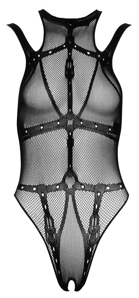 Mesh thong bodysuit Body ouvert