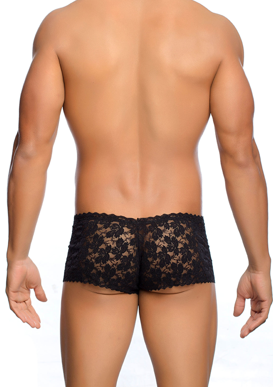 Rose Lace Boy Short lace boxer shorts