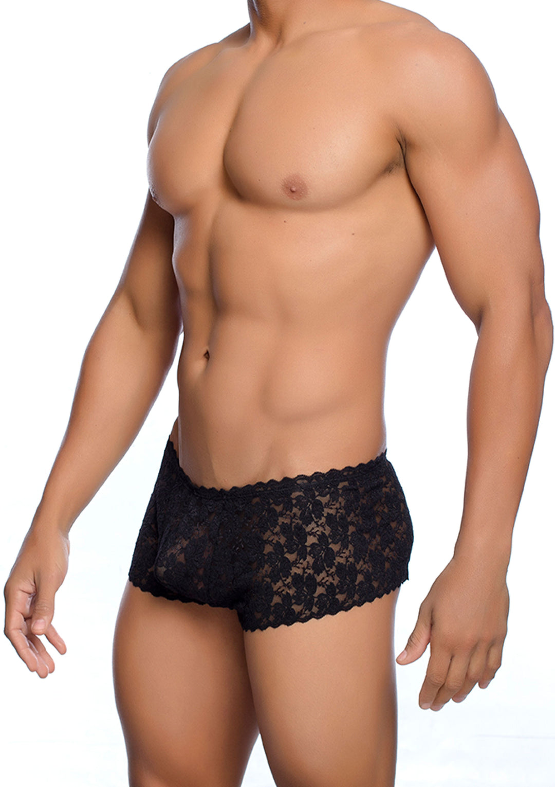 Rose Lace Boy Short lace boxer shorts