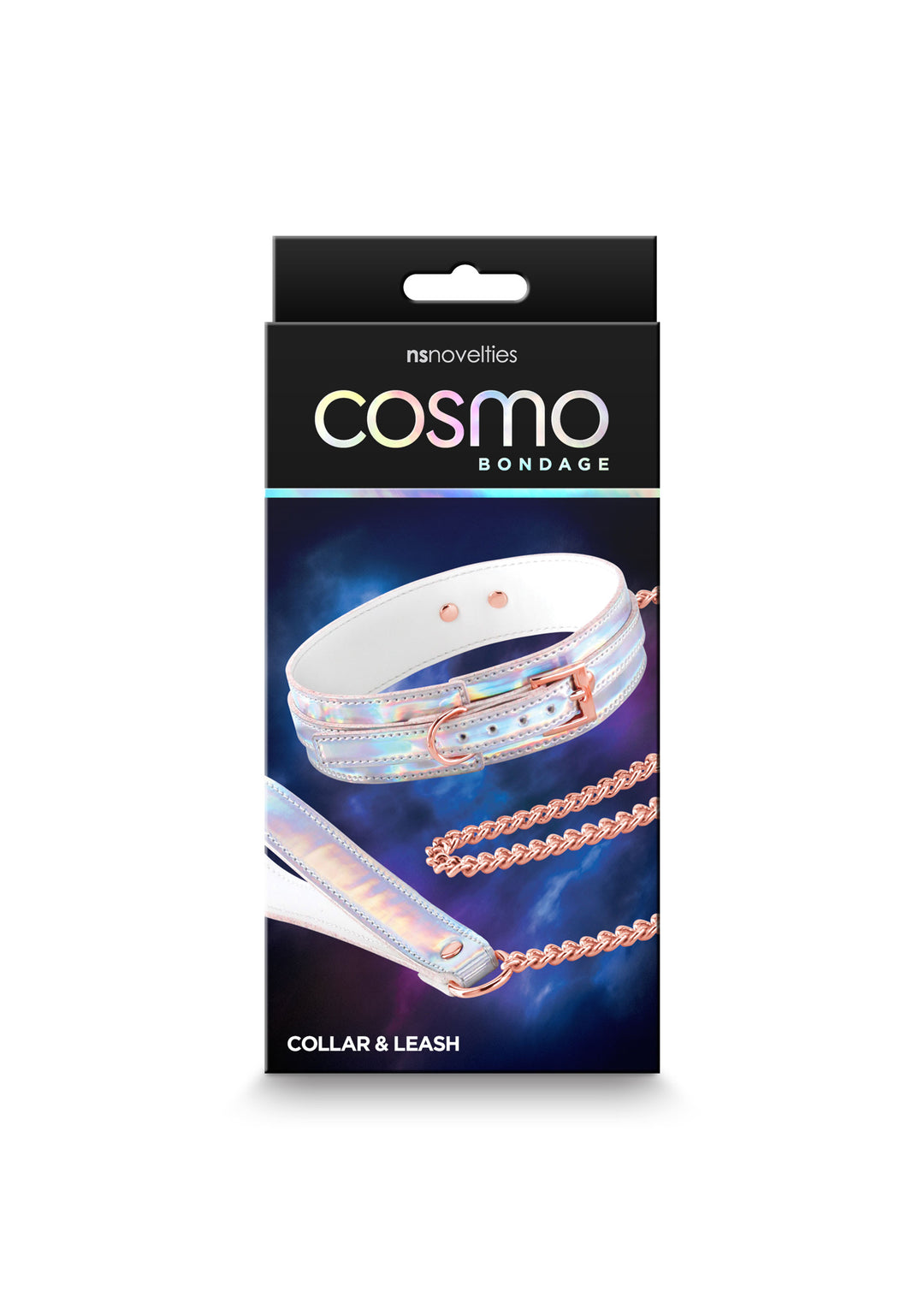 Collare con guinzaglio Cosmo Bondage Collar & Leash
