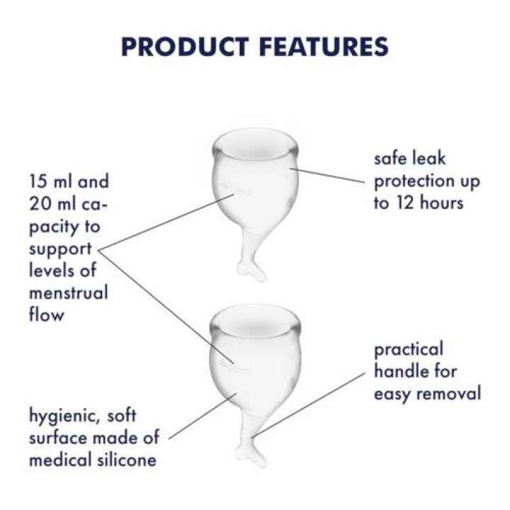 Feel Secure Satisfyer menstrual cups