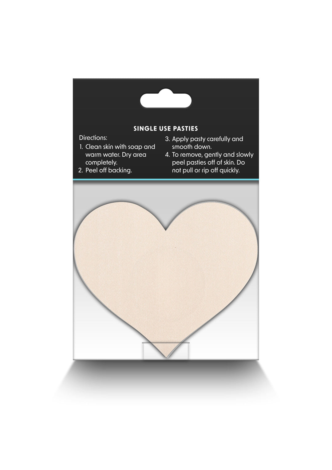 Heart-shaped nipple covers Pasties Heart I Assort 4 Pair