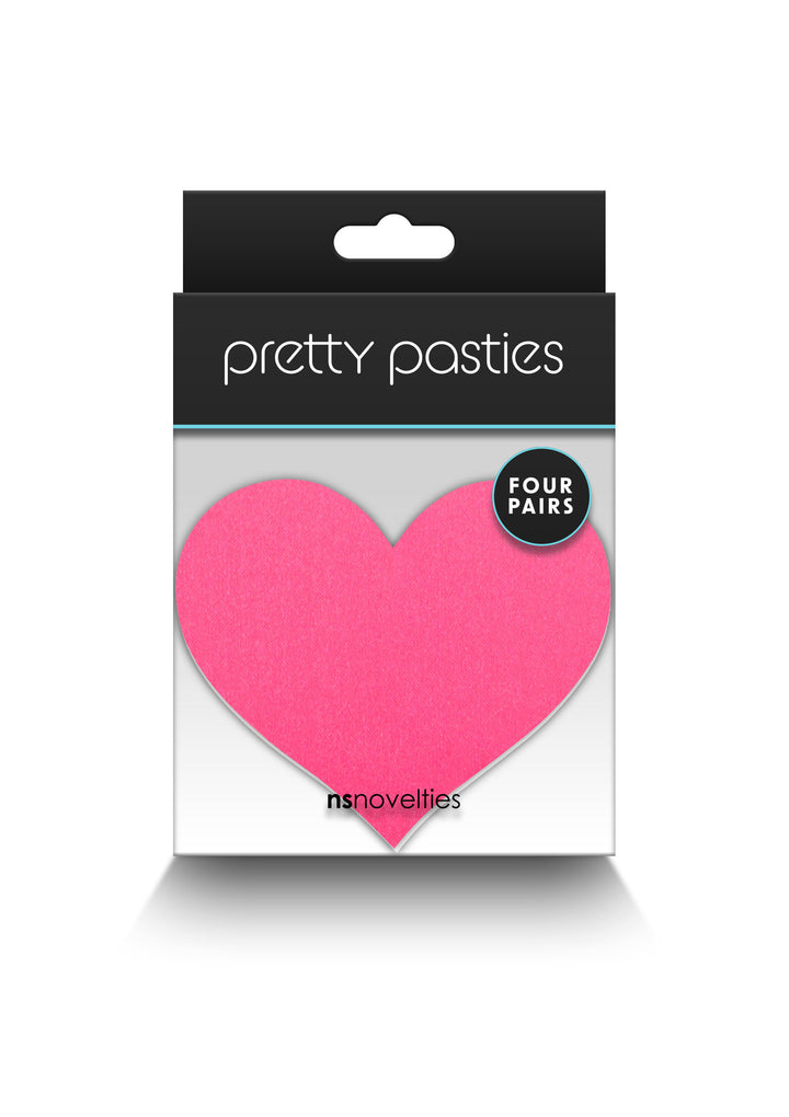 Heart-shaped nipple covers Pasties Heart II Assort 4 Pair