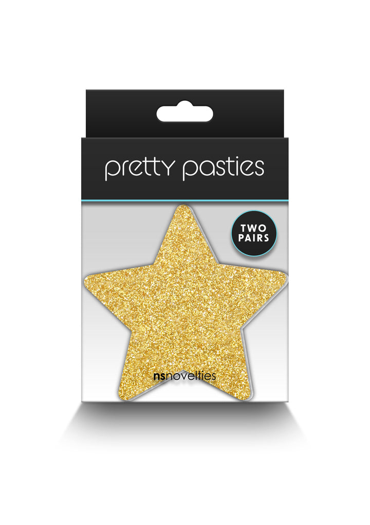 Copricapezzoli a forma di stella Pasties Glitter Stars 2 Pair