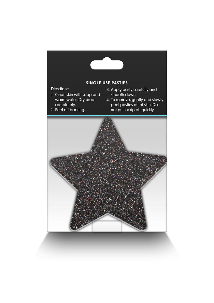 Star Shaped Nipple Covers Pasties Glitter Stars 2 Pair