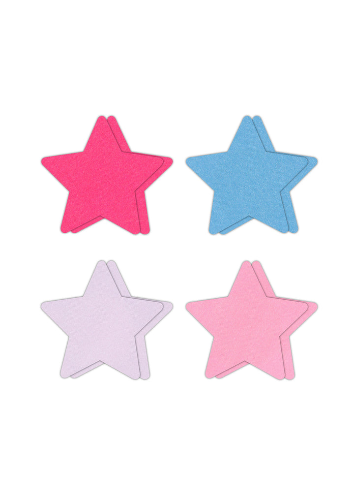 Star-shaped nipple covers Pasties Star II Assort 4 Pair