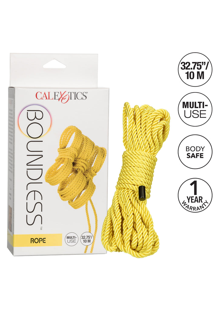 Yellow bondage constrictive rope Boundless Rope 10M