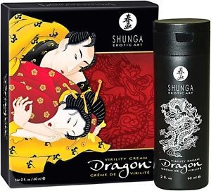 Crema gel per il pene xxl migliore erezione shunga dragon virility lubrificante stimolante 60 ml