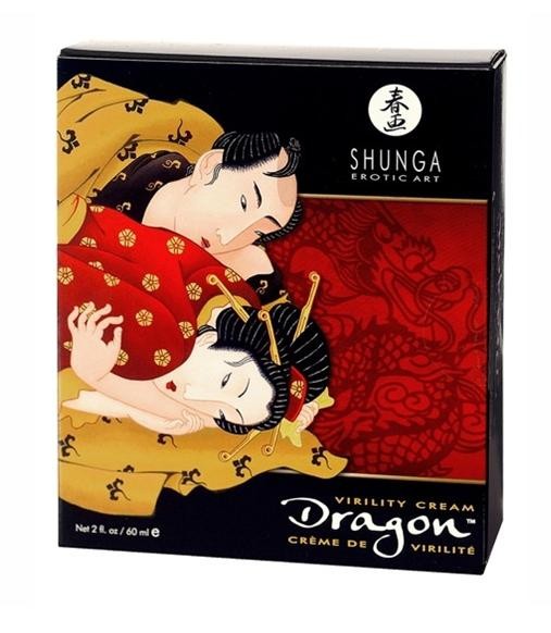 Crema gel per il pene xxl migliore erezione shunga dragon virility lubrificante stimolante 60 ml