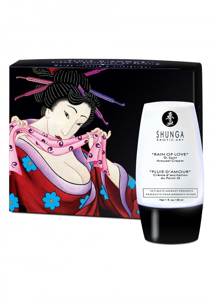 Crema gel stimolatore vaginale lubrificante shunga rain of love stimolatore per punto g 30 ml