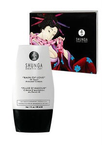 Crema gel stimolatore vaginale lubrificante shunga rain of love stimolatore per punto g 30 ml