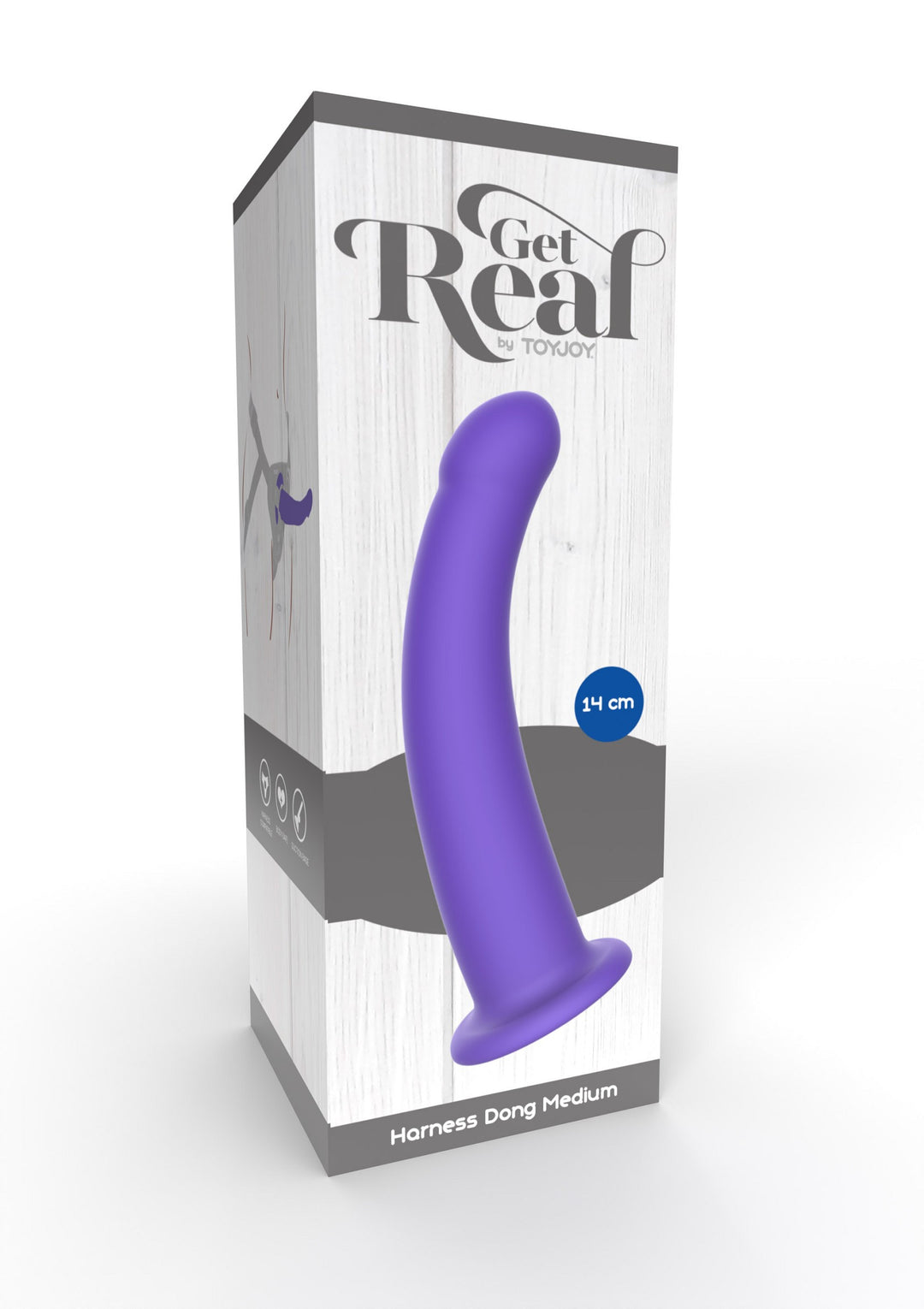Dildo with suction cup Harness Dong M - 14cm
