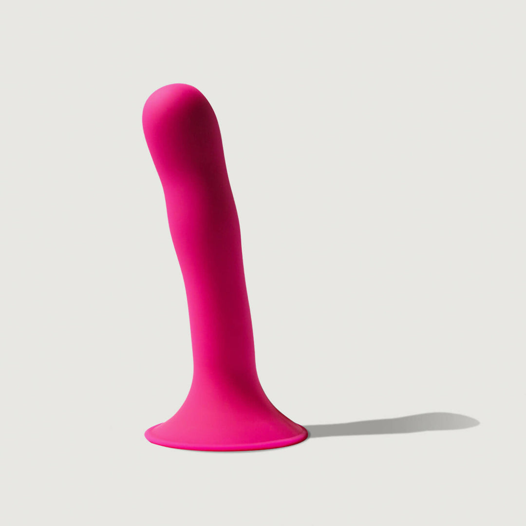 Dildo with suction cup Hitsens Fuchsia - 17.8cm