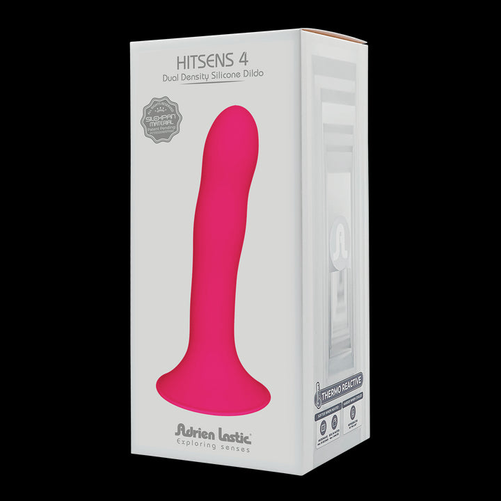 Dildo con ventosa Hitsens Fucsia - 17,8cm