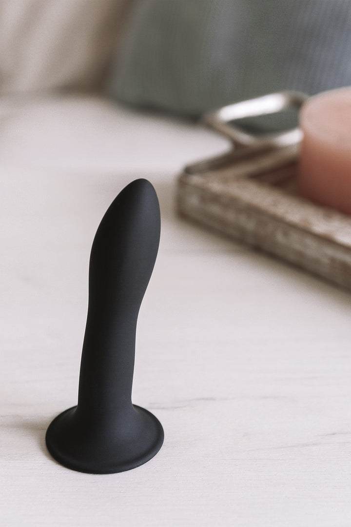 Dildo with suction cup Hitsens Black - 13cm