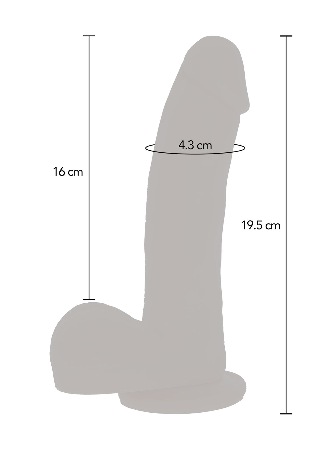 Dildo Magnetico Pulse Trusting comando a distanza - 19,5cm