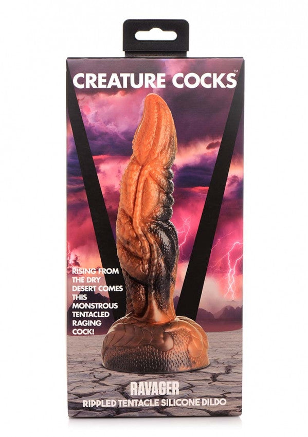 XR Desert Monster Dildo Ravager Rippled Tentacle - 21cm