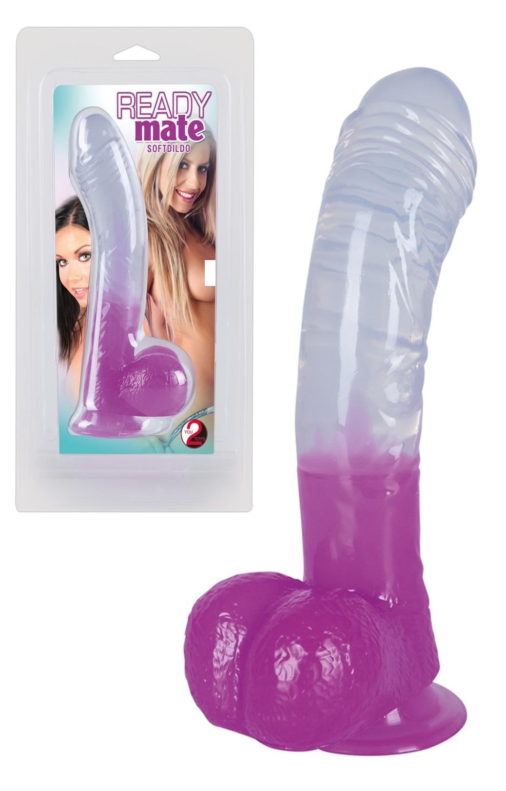 Readymade Softdildo Purple- 19cm