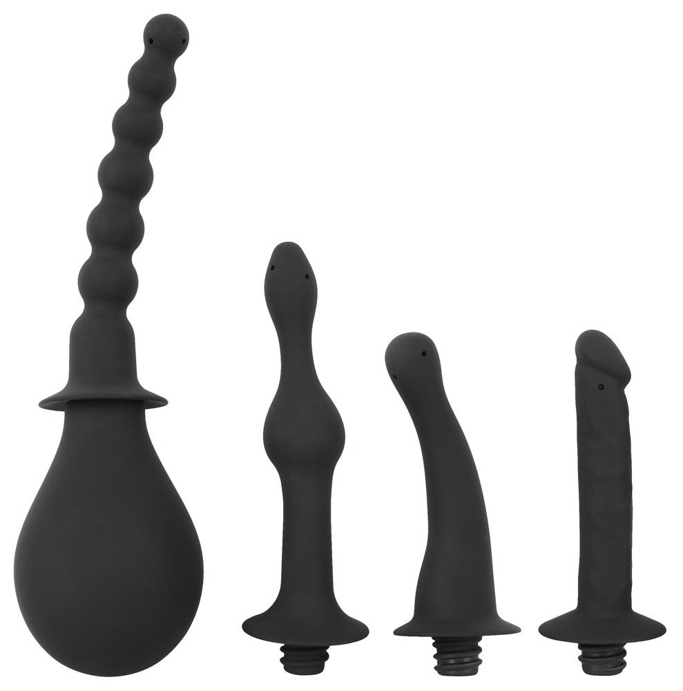 Intimate shower Silicone Douche with 4 Attachments