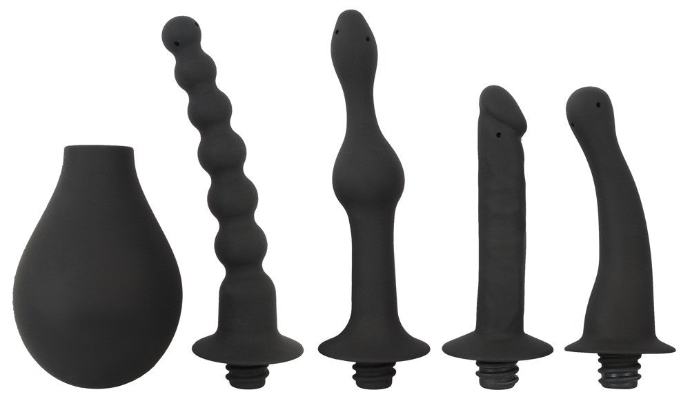 Intimate shower Silicone Douche with 4 Attachments