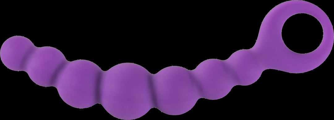 Silicone anal plug Bubble chain lilac