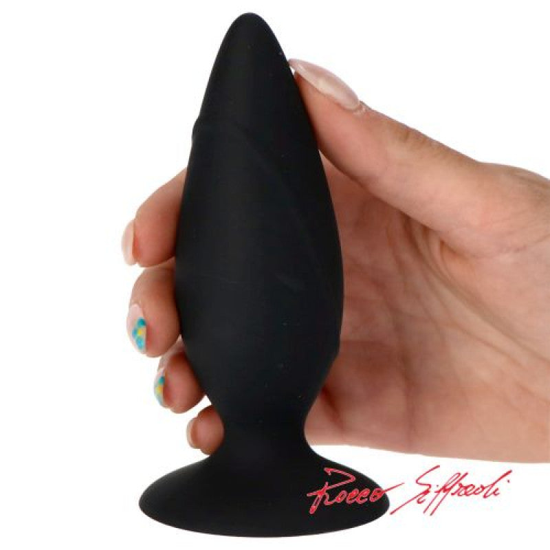 Smooth silicone anal dildo with suction cup Rocco anal plug large