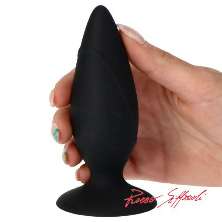 Fallo anale liscio in silicone con ventosa Rocco anal plug large