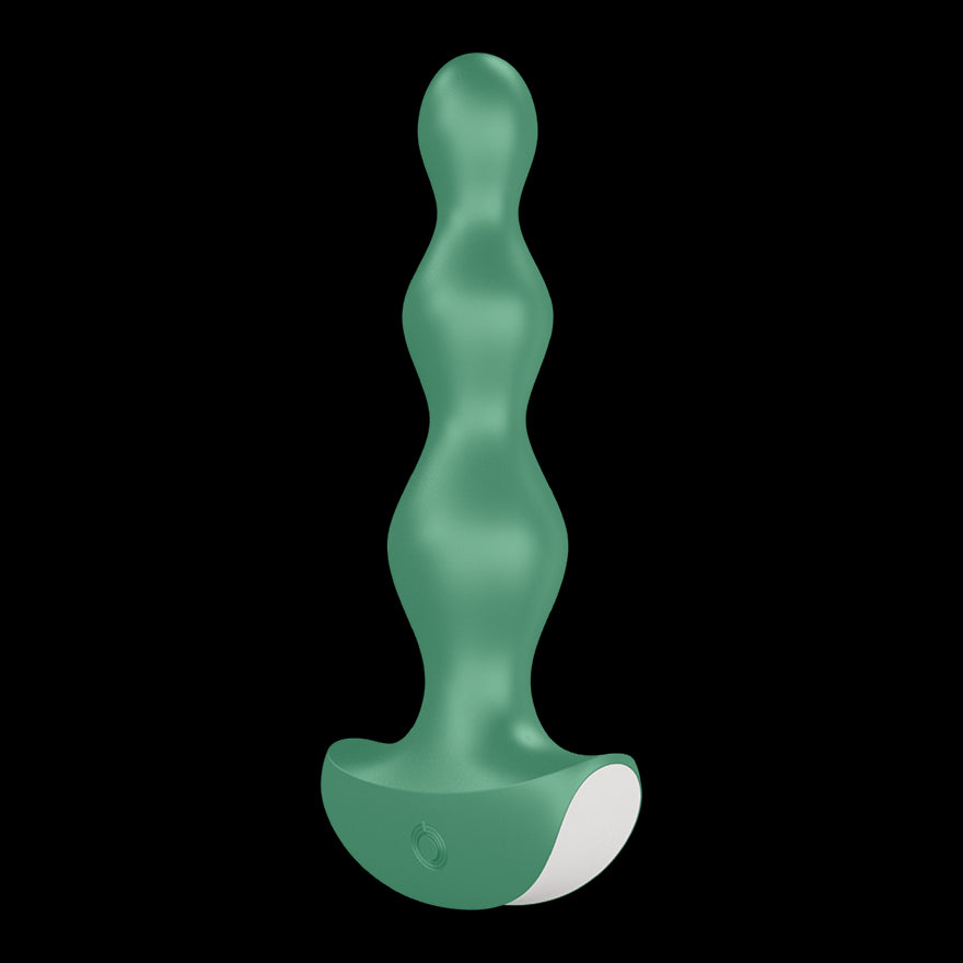 Lolli Plug 2 Green vibrating anal dildo