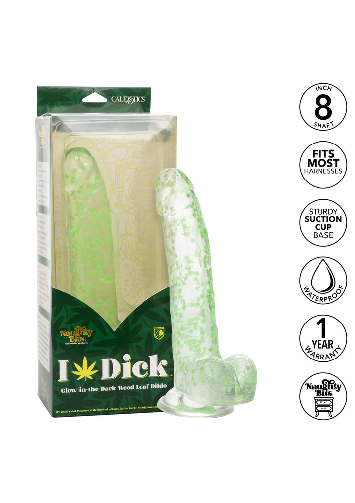 Dildo realistico con ventosa I Leaf Dick Glow - 20cm