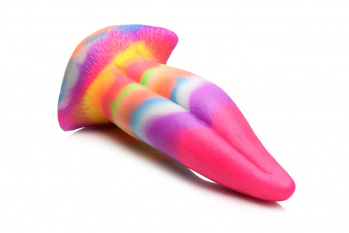 foul silicone creature Unicorn Tongue Glow in the Dark Rainbow