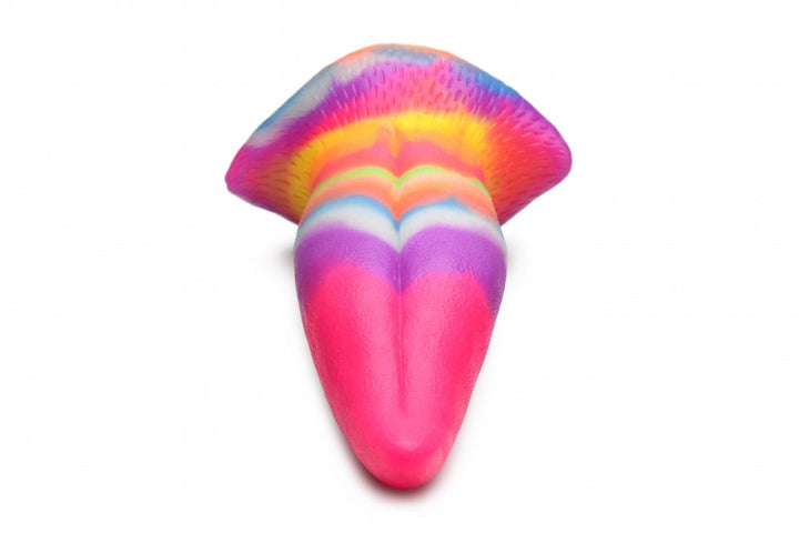 XR Dildo Unicorn Tongue Glow in the Dark Rainbow - 21cm