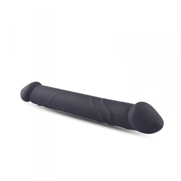 double dildo silicone dildo realistic vaginal anal in black silicone the cock db sex toys