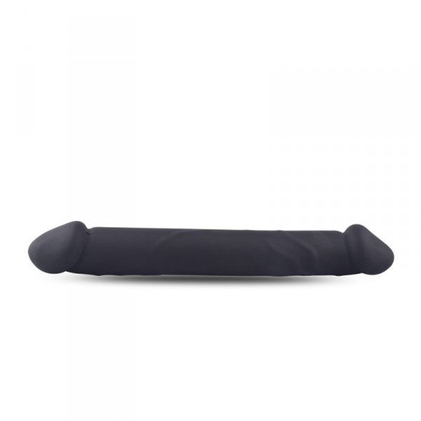 double dildo silicone dildo realistic vaginal anal in black silicone the cock db sex toys