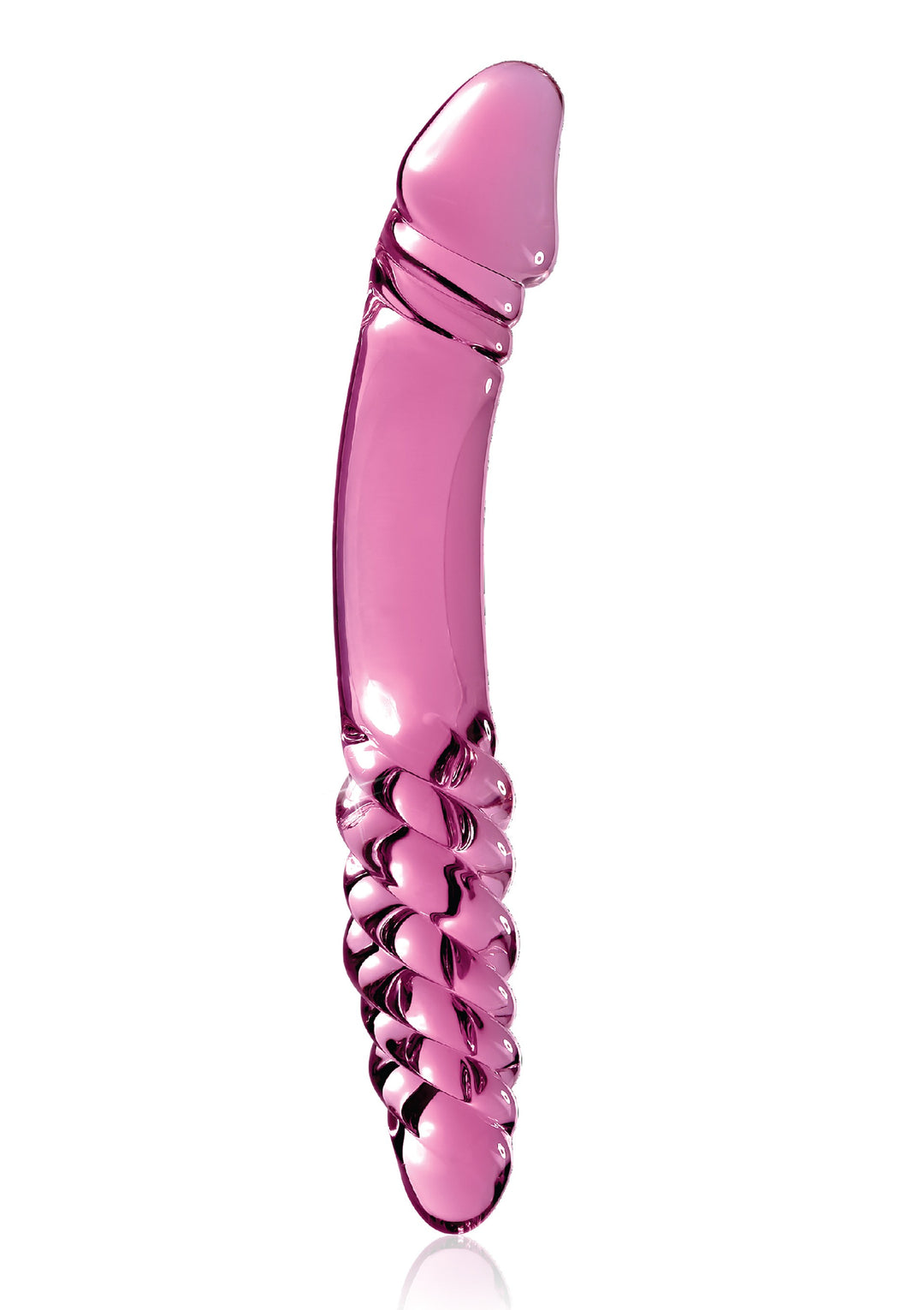 Dildo doppio in vetro Icicles No.57 - 22cm