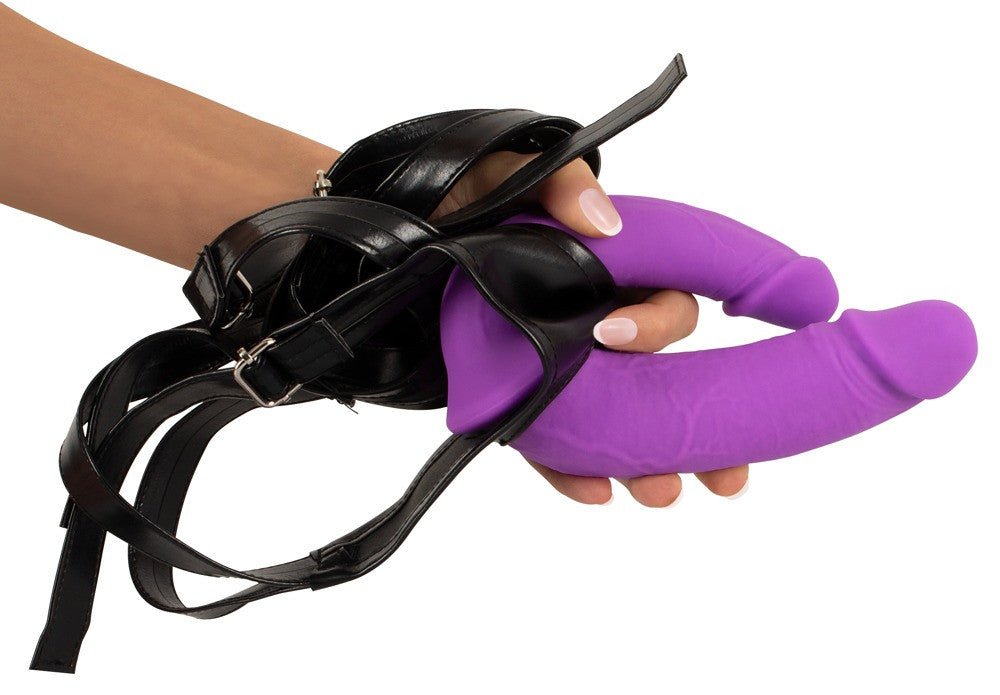 Super Soft Double Strap-On wearable double dildo