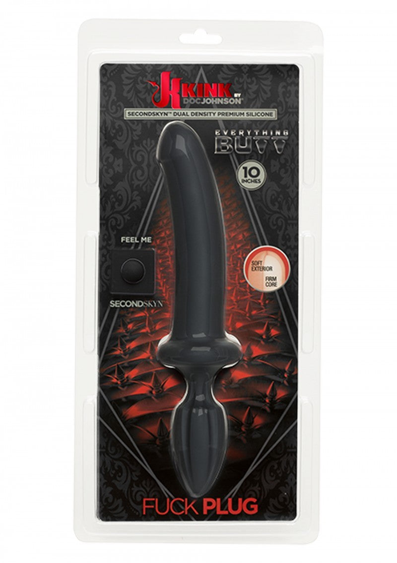 Dildo doppio con plug anale in silicone 9 / 14,5cm