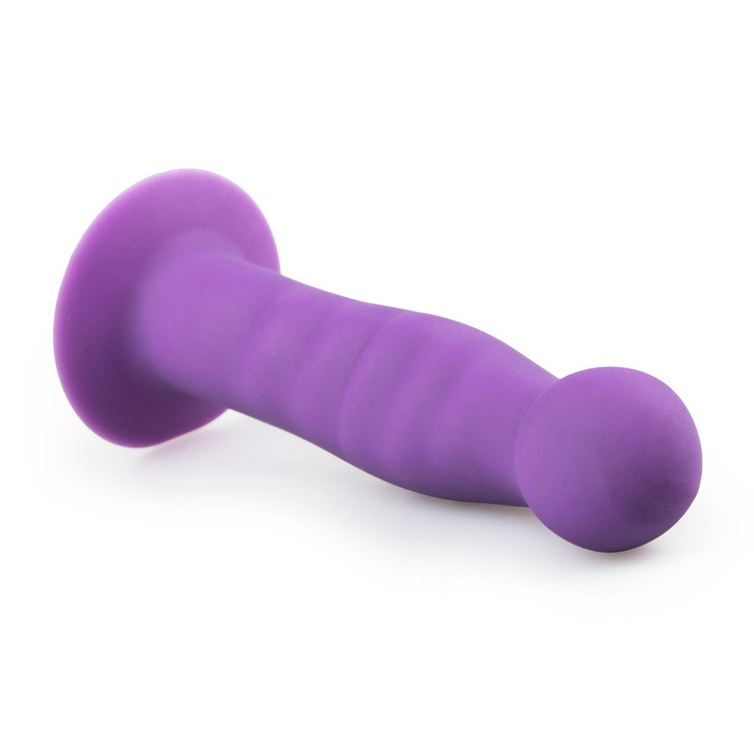 purple silicone dildo