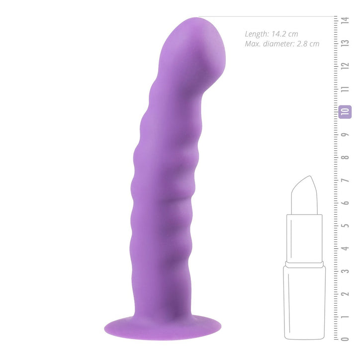 purple silicone dildo