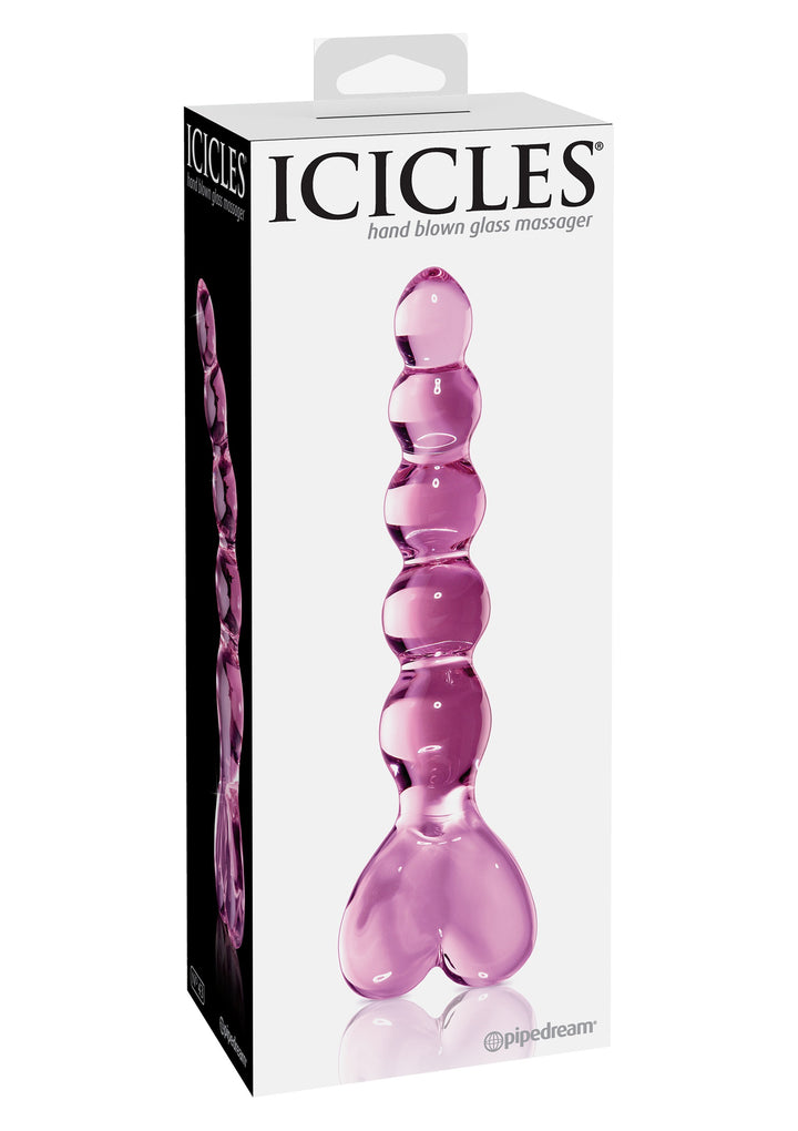 Glass phallus G-spot and Prostate Icicles No.43