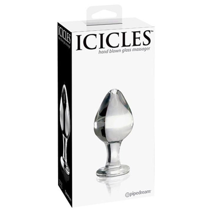 Glass anal plug Glass icicles no 25