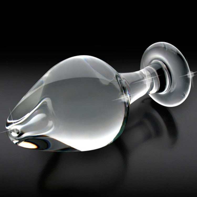 Glass anal plug Glass icicles no 25