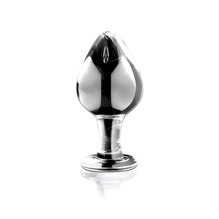 Glass anal plug Glass icicles no 25