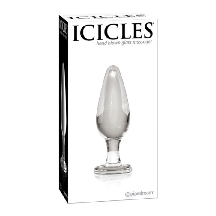 But Plug in vetro Trasparente icicles no 26 - 11,8cm