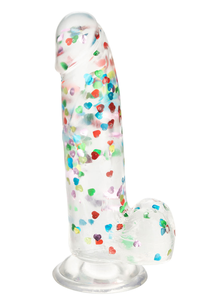 Dildo realistico con ventosa I Love Dick Heart Filled - 20cm