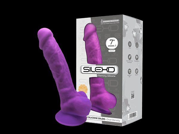 Dildo realistico con ventosa Purple - 17,6cm