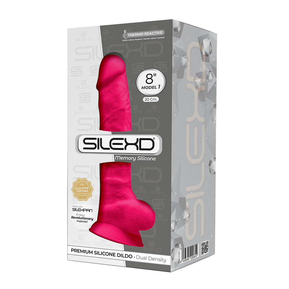 Realistic dildo with suction cup Pink - 20cm