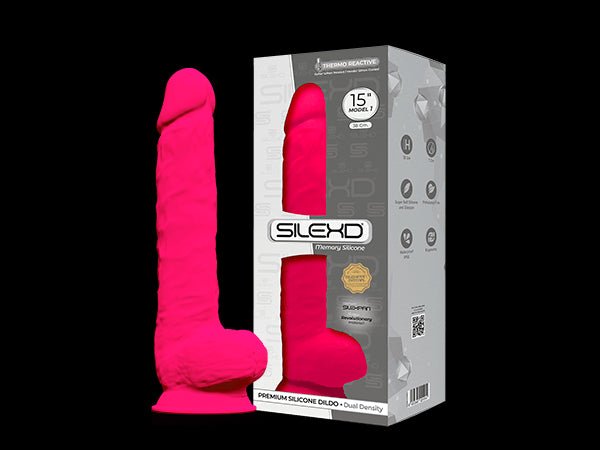 Realistic dildo with suction cup Pink - 38cm