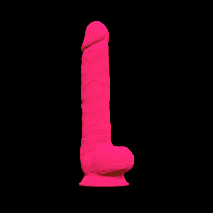 Realistic dildo with suction cup Pink - 38cm