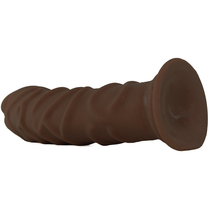 The D Racin' Chocolate Super-Shaped Realistic Dildo - 25cm